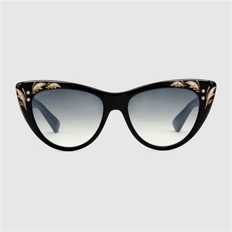 gucci glasses womens cateye|Gucci 54mm cat eye sunglasses.